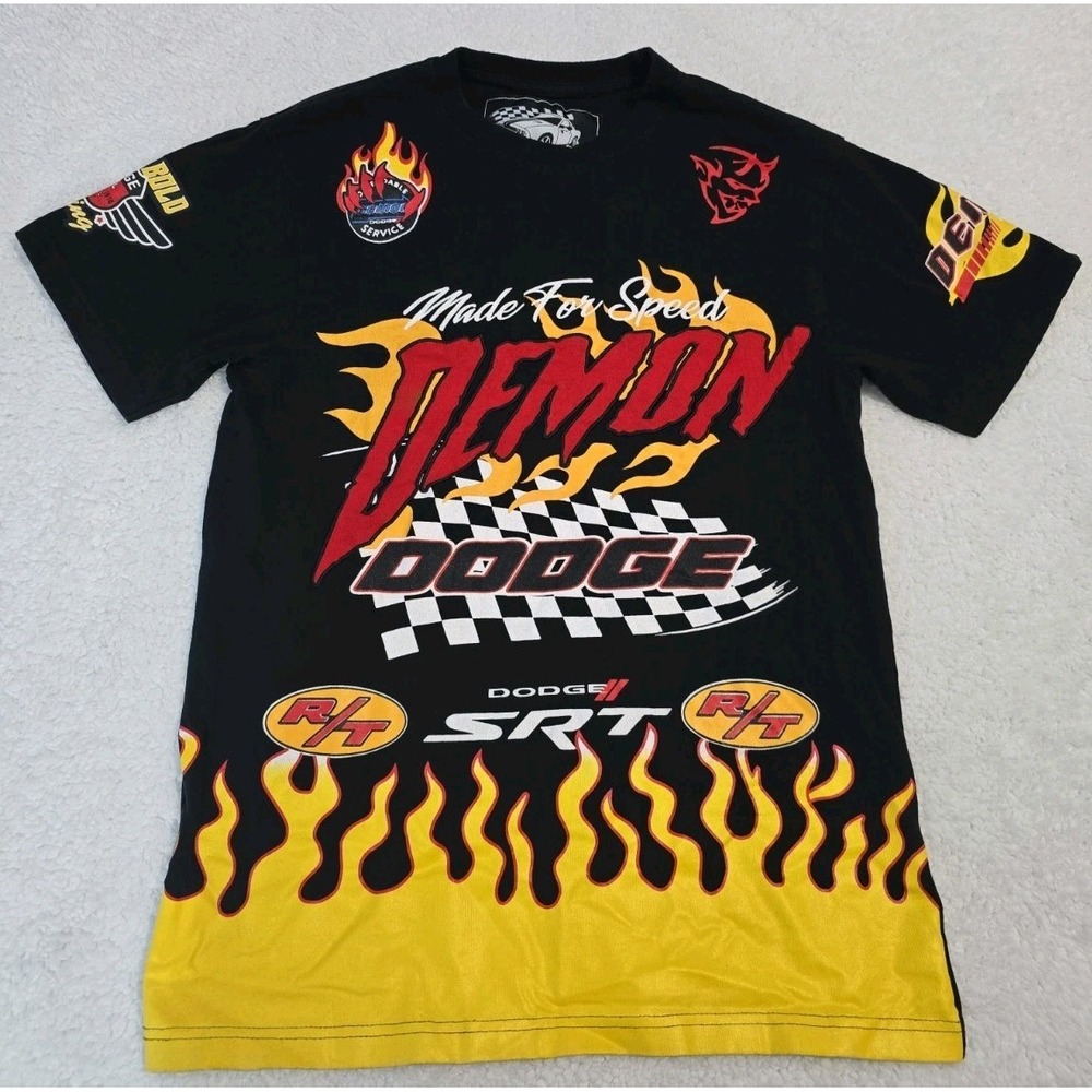Reason x Dodge Demon "Made For Speed" Graphic Tee Men's M Crew Neck Limited Ed